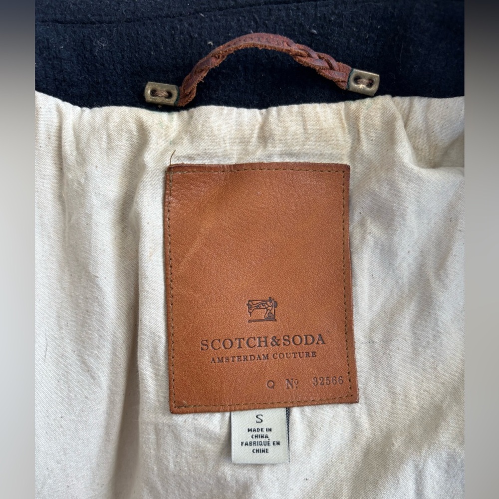 Scotch&Soda navy toggle pea coat size Small - Picture 13 of 17